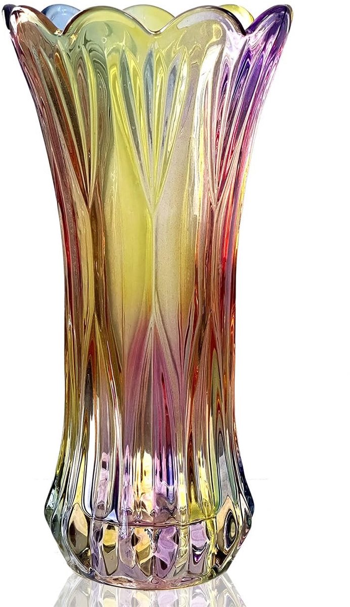 Omgoods - Grote Glazen Vaasje voor Bloemen