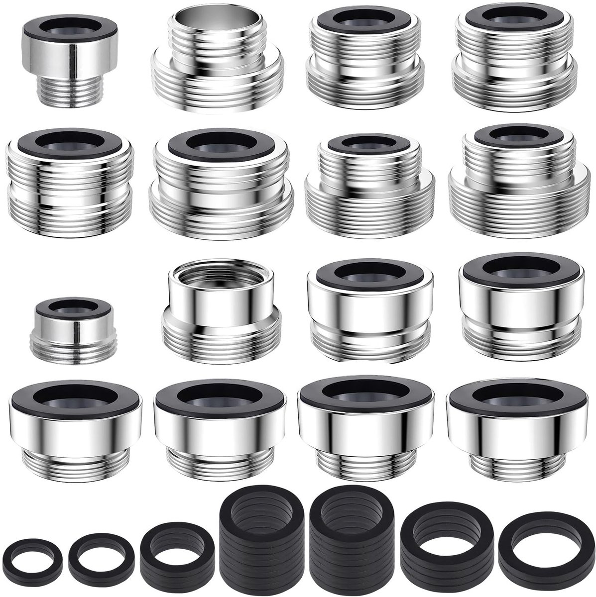 Omgoods - 16-delige Keuken Adapter Set voor Kranen