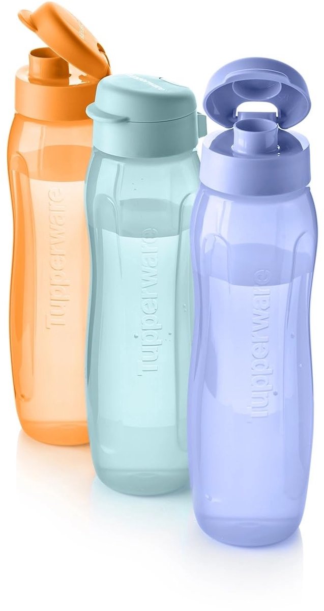 Omgoods - Eco Waterflessenset, 3 x 750 ml, Herbruikbaar en Lekvrij