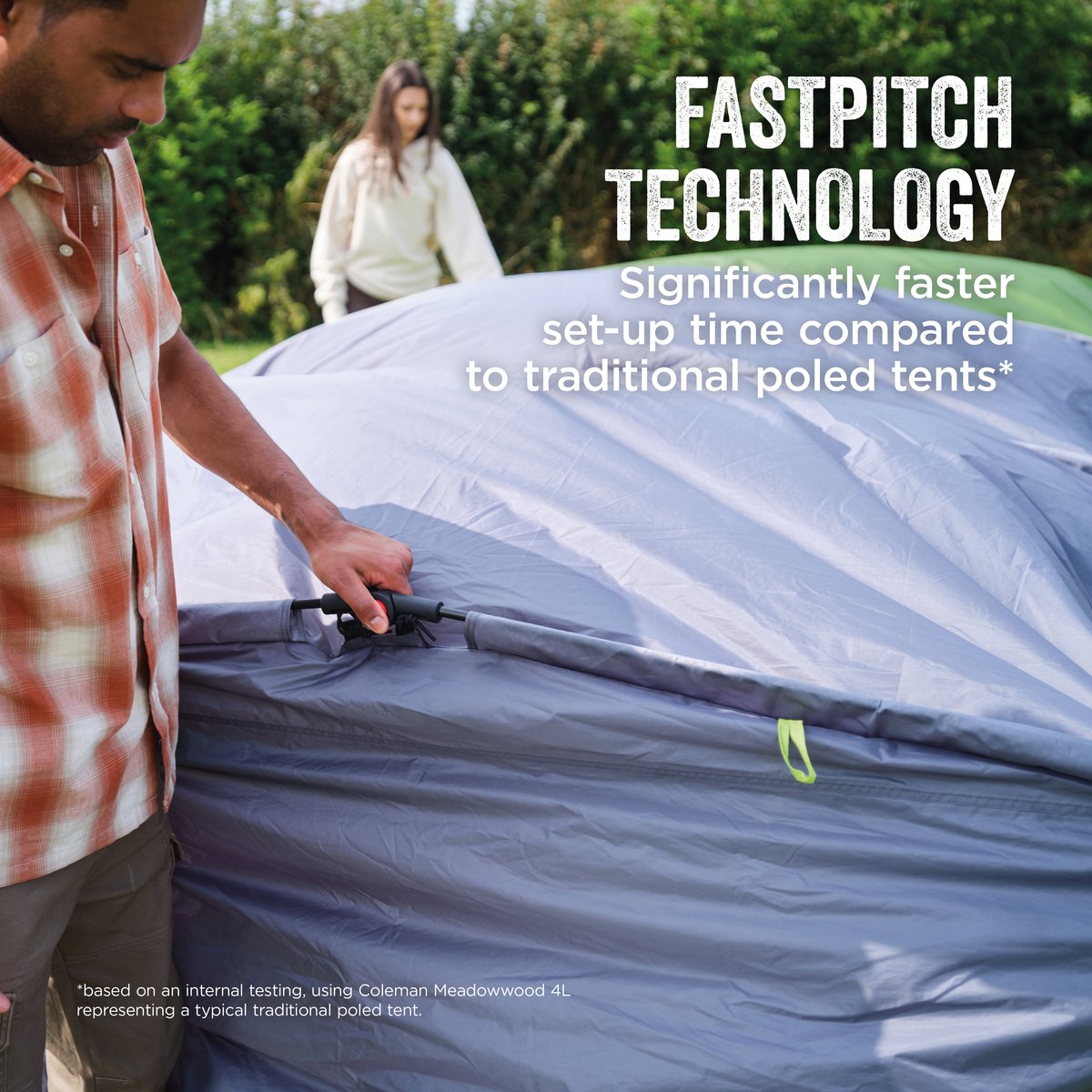 Coleman FastPitch Victoria Falls 4 BlackOut Tent - 4 Persoons tent