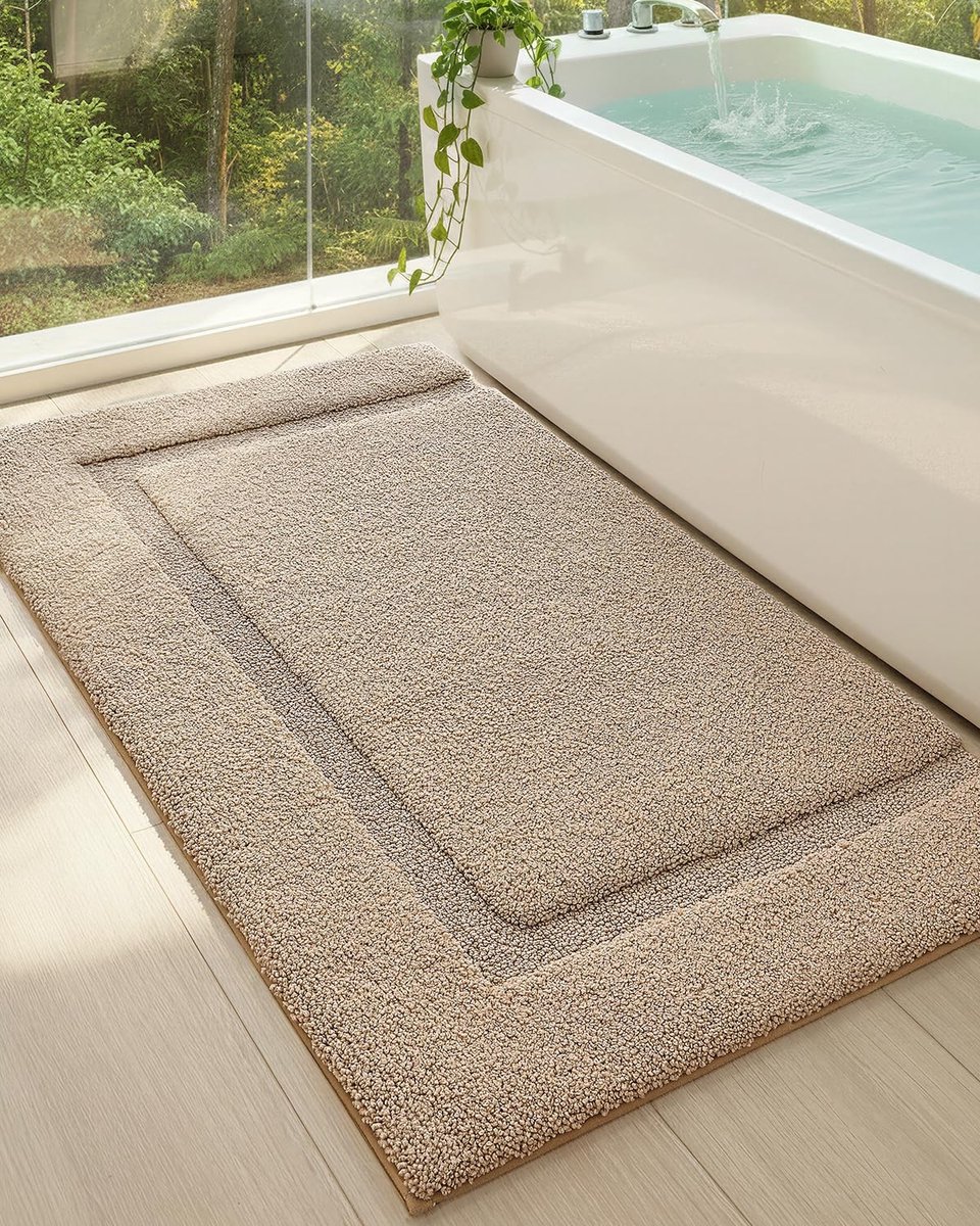 Omgoods - Grote Badmat, Extra Zacht en Antislip, Sneldrogend