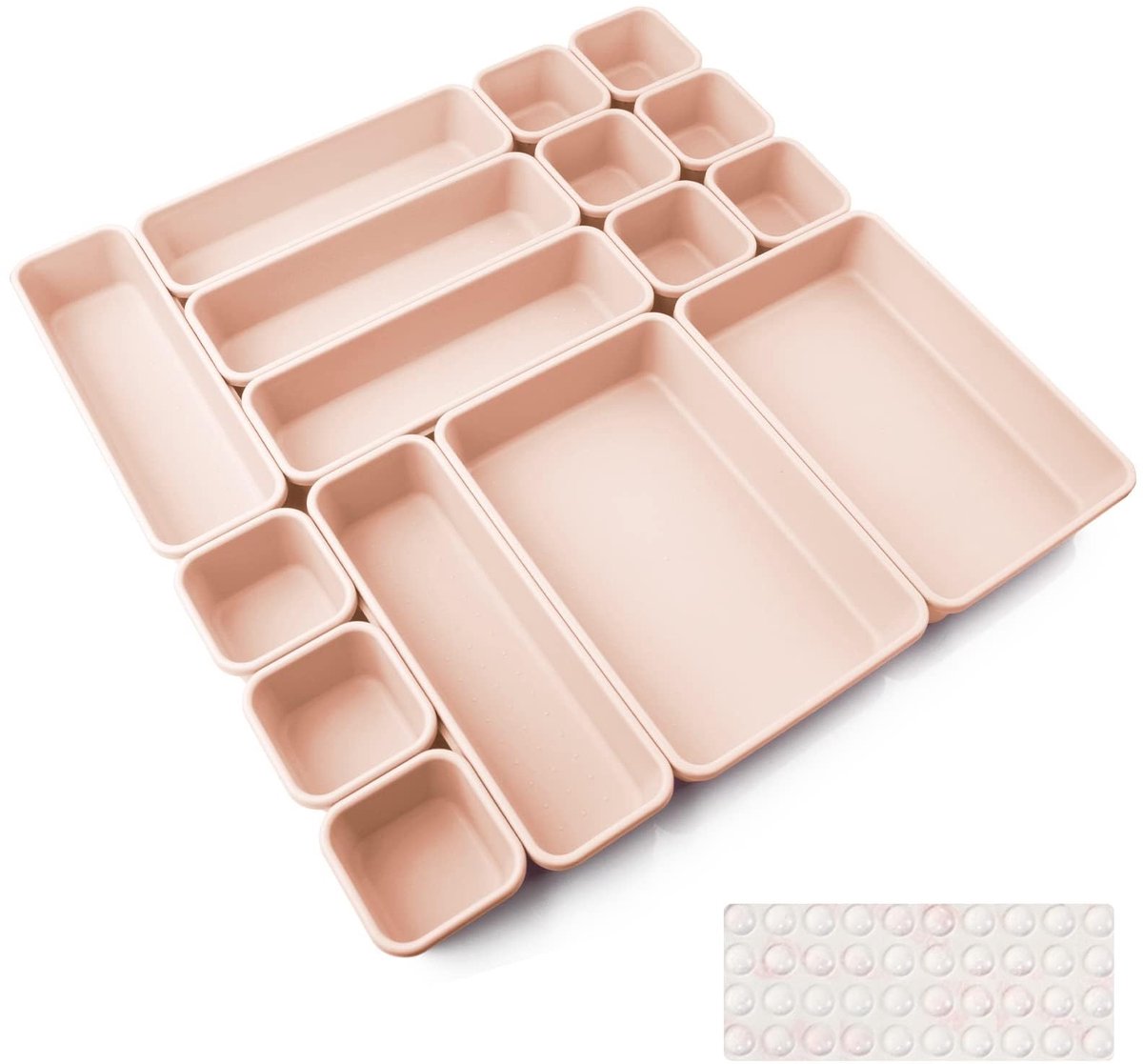 Omgoods - 16-delige Lade-organizer Set voor Een Georganiseerde Keuken
