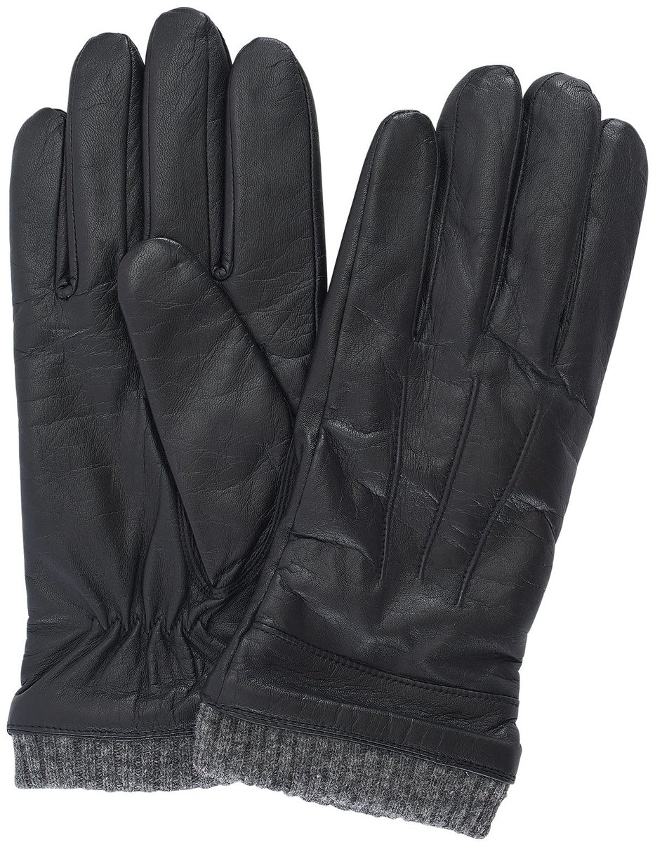 Omgoods - Leren Handschoenen voor Mannen met Wol Voering
