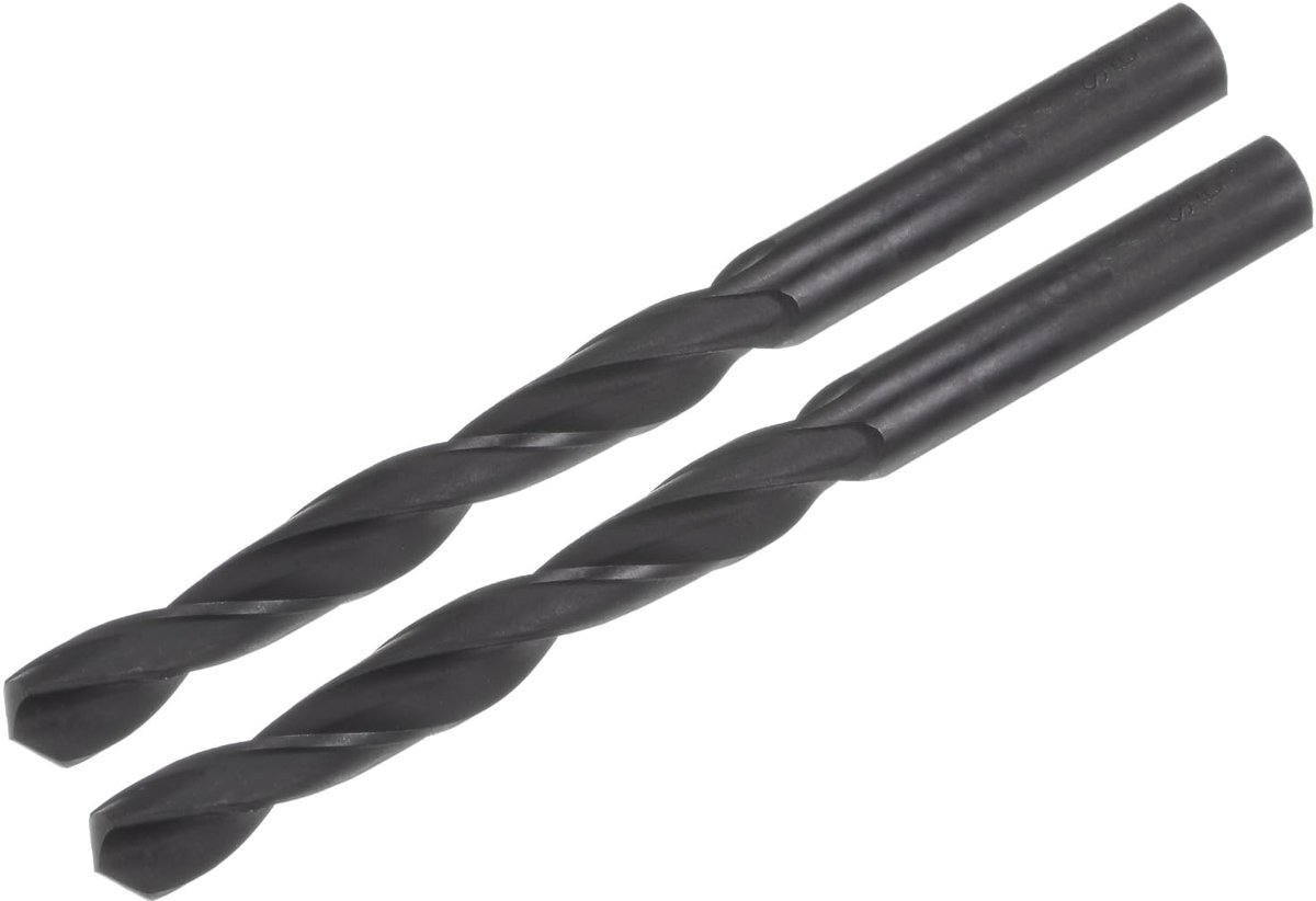 Omgoods - Set van 2 Spiral Boor van Hoogwaardig Staal, 10.9 mm x 141 mm