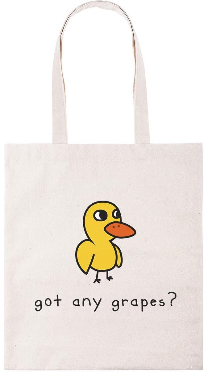 Omgoods - Herbruikbare Tote Bag met Grappige Opdruk voor Strand en Boodschappen