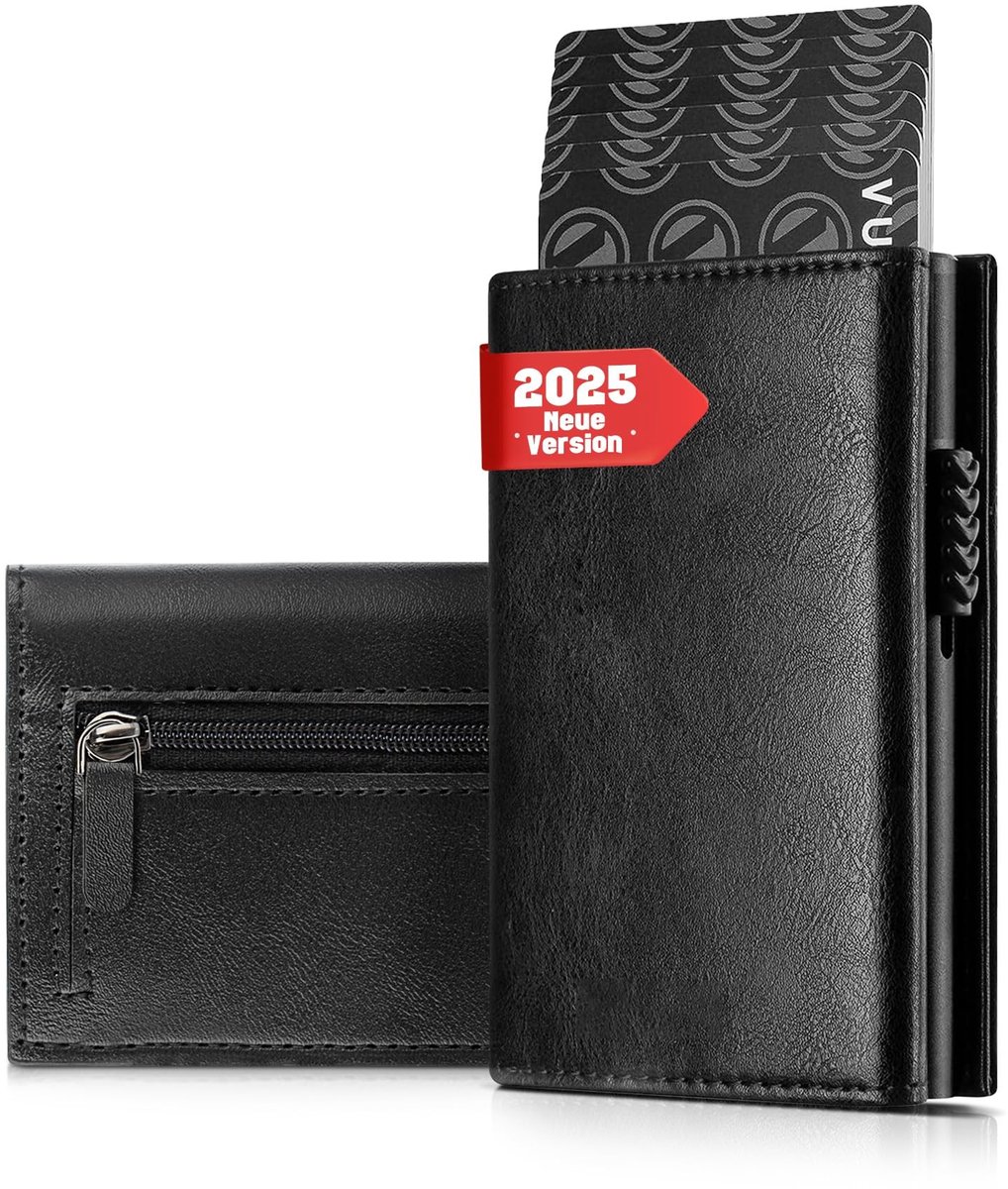Omgoods - Minimalistische Leren Portemonnee met RFID Bescherming