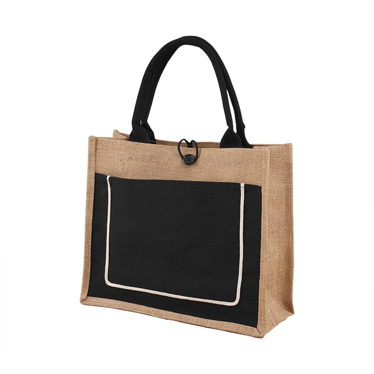 Omgoods - Beige Katoenen Tote Bag, Herbruikbare Winkel- en Strandtas
