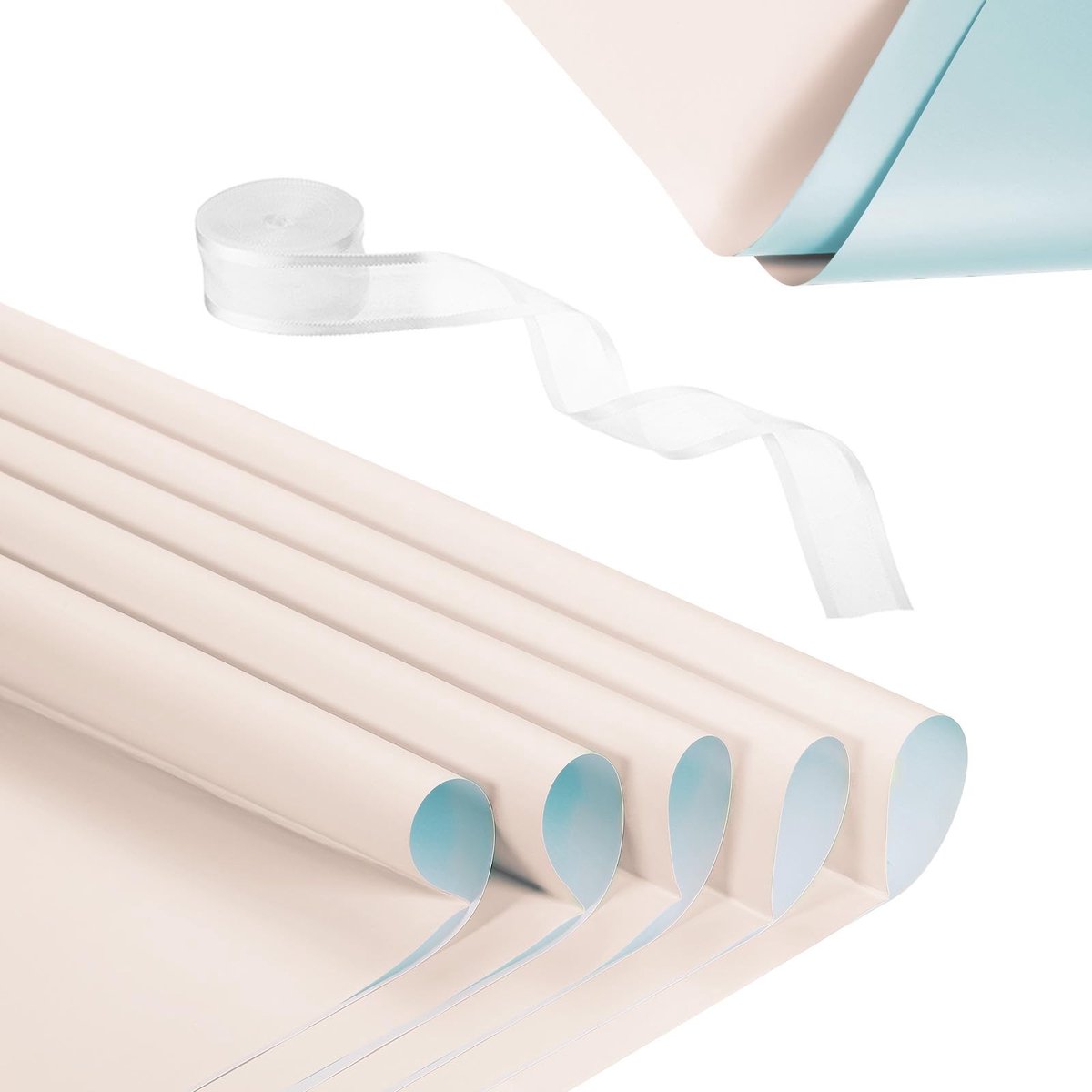 Omgoods - 20 Vellen Waterdicht Bloemeninpakpapier voor DIY