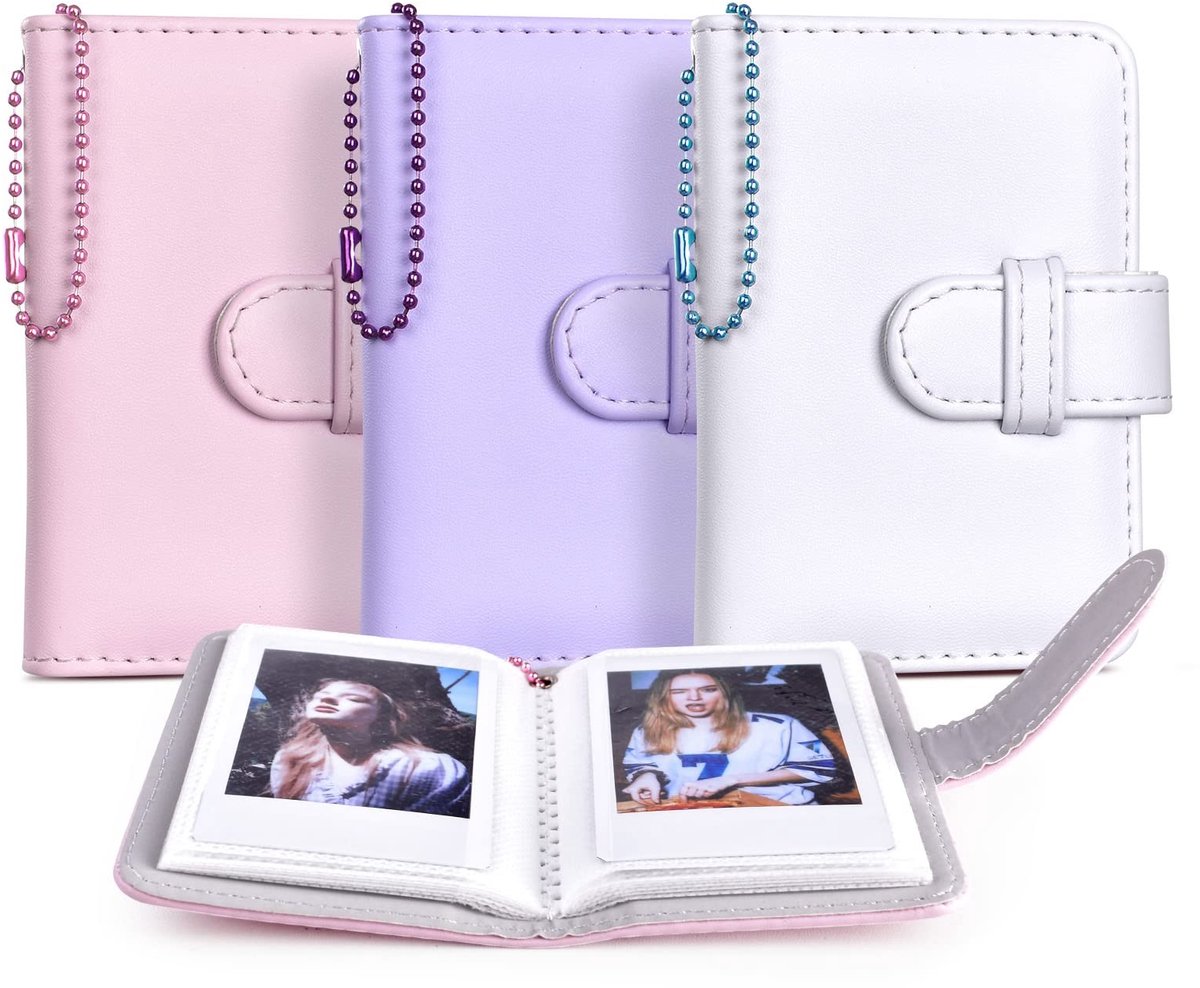 Omgoods - Mini Fotoalbums voor Fujifilm Instax Mini Film - Set van 3