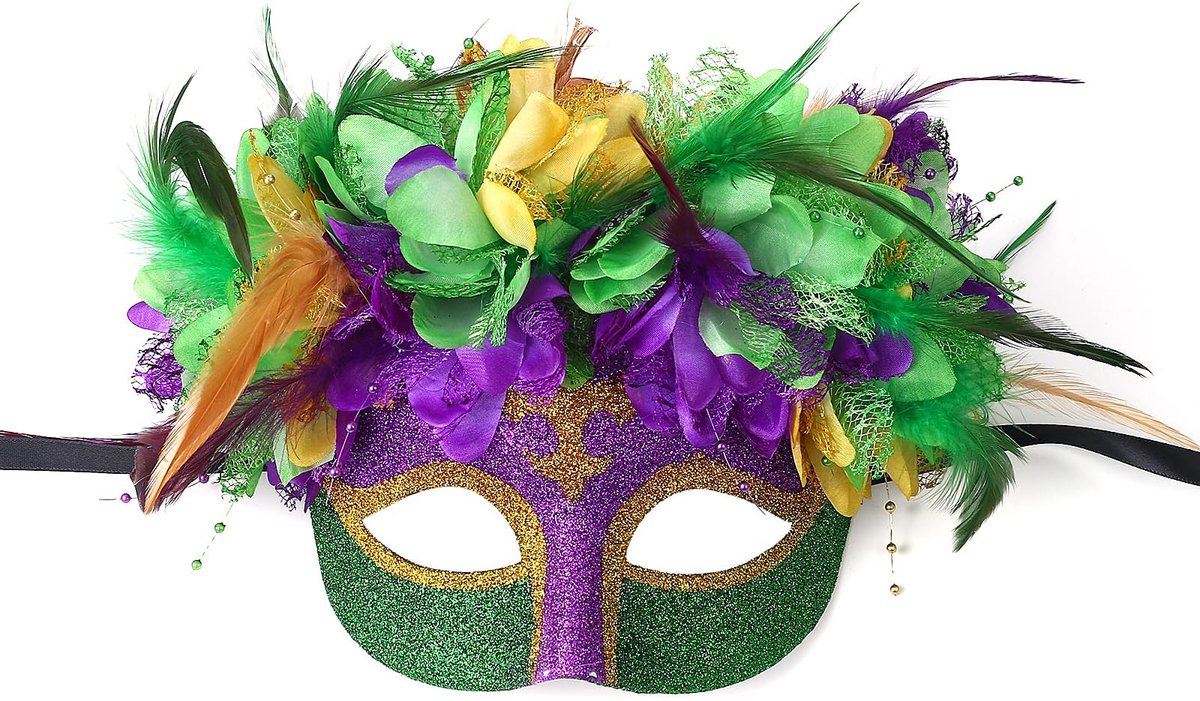 Omgoods - Sexy Venetiaans Vrouwenmasker van Kant voor Feesten