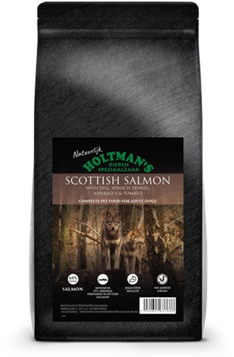 Natuurlijk Holtman's Superfood adult schotse zalm 12 kg