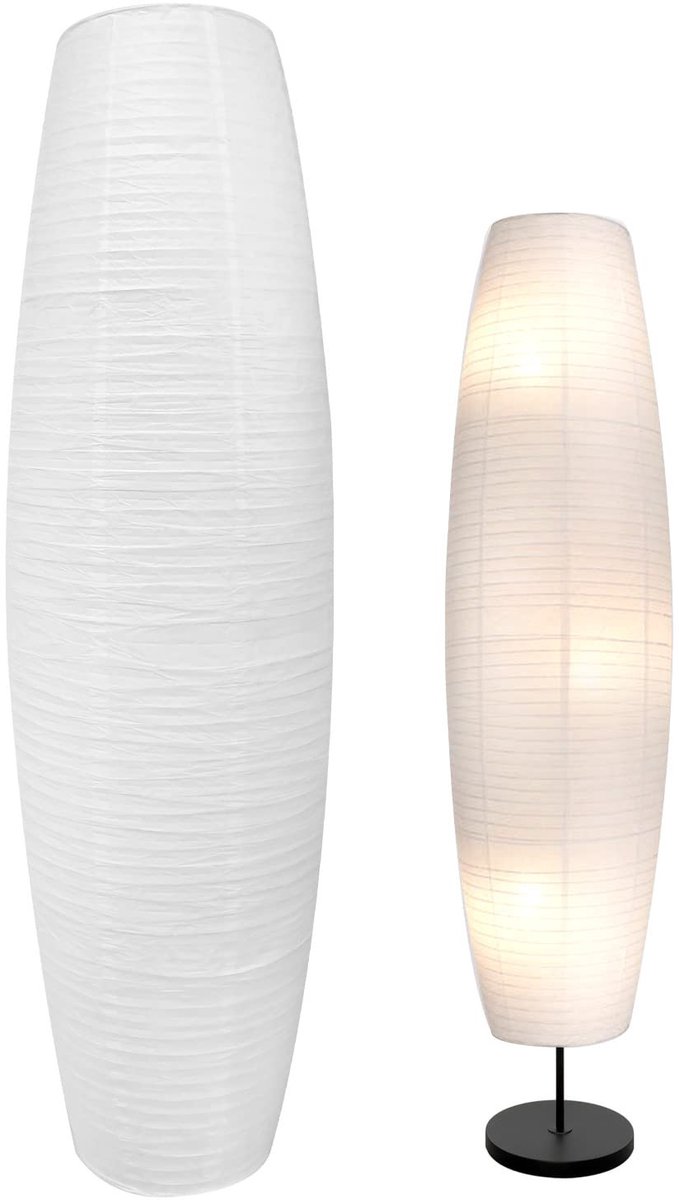 Omgoods - Moderne Papieren Lampenkap voor Vloerlampen en Tafellampen