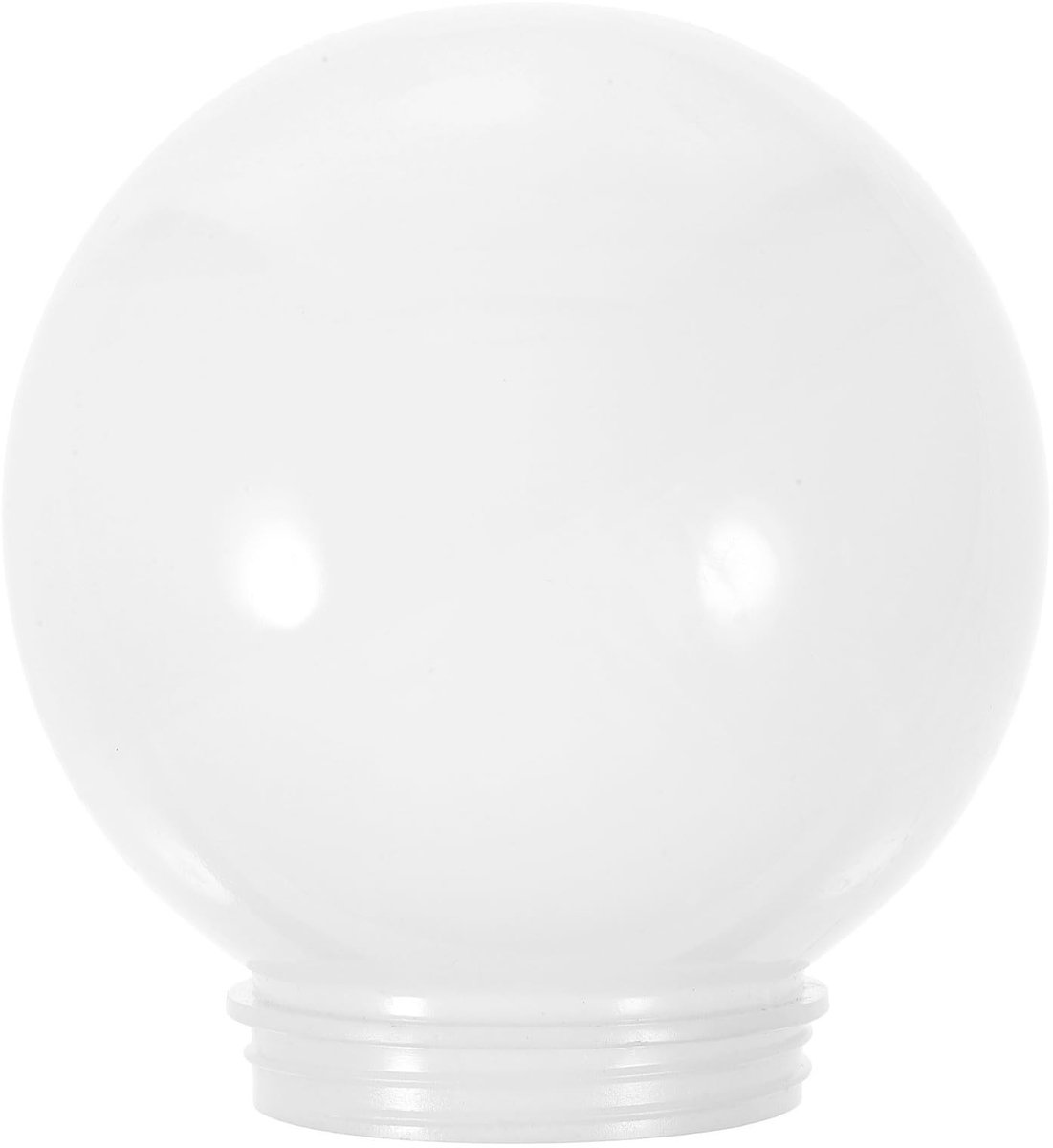 Omgoods- Lampenkap 15 cm - Ovaal - Acryl - Vervanglampenkap - Wandlamp - Decoratief - Wit - Lampenkapje