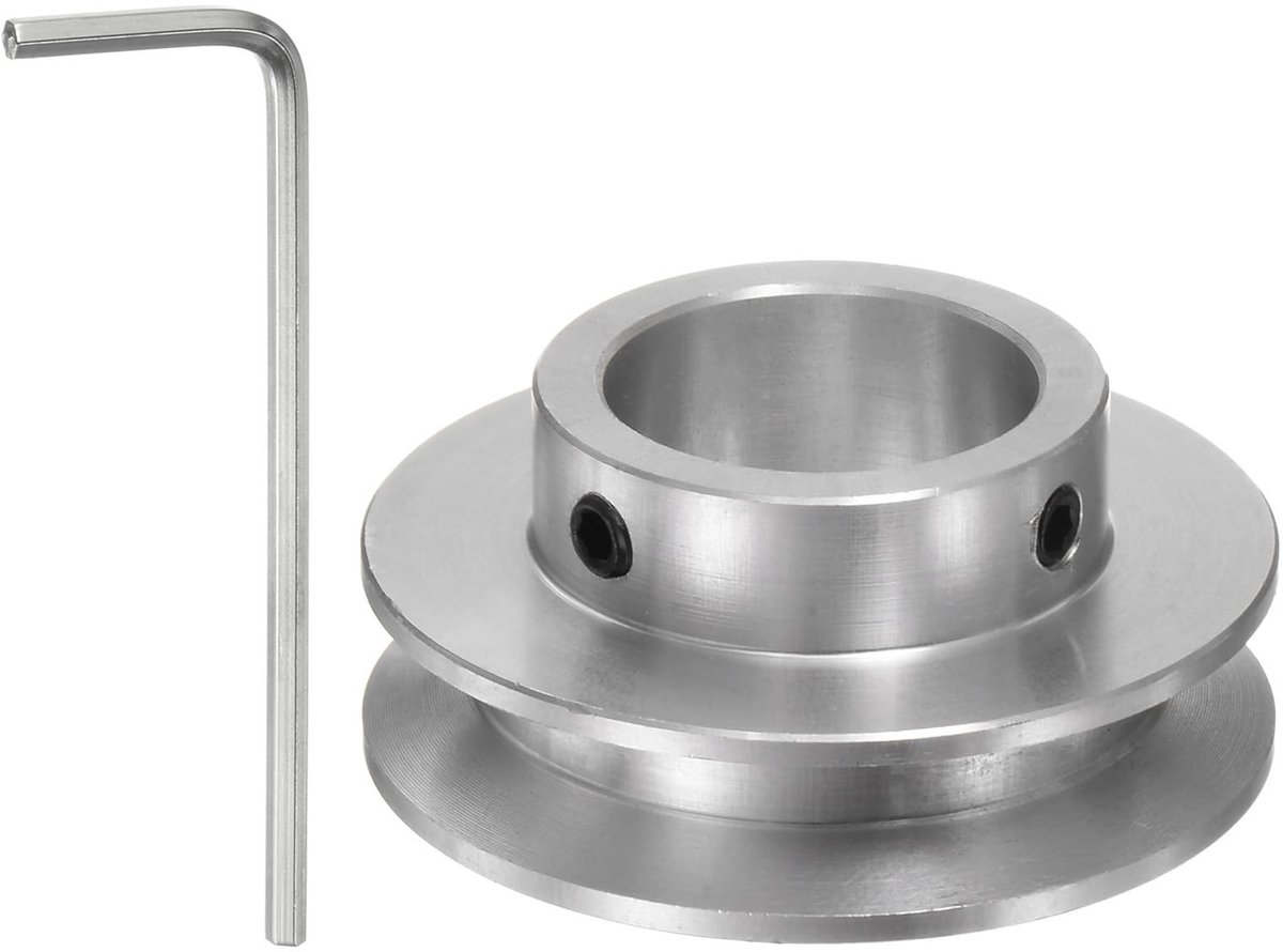 Omgoods - Enkelgroef Riemschijf 19 mm Aluminium 40 mm
