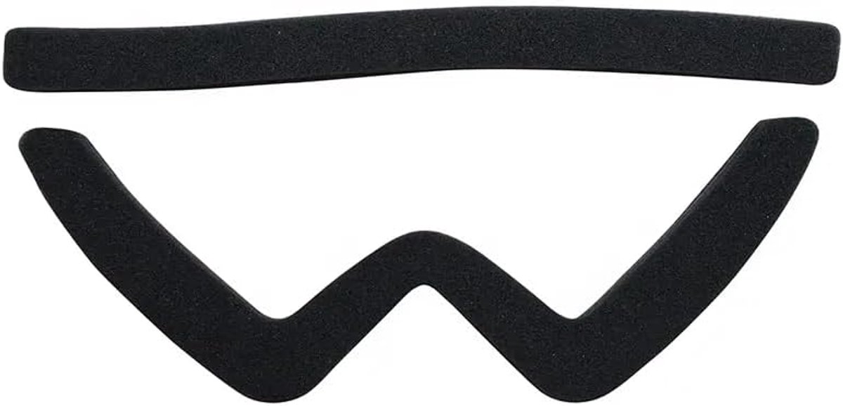 Premium dubbellaags comfortschuim - compatibel met DYE I4 Style Paintball Masker - Zwarte vervangende sponspads