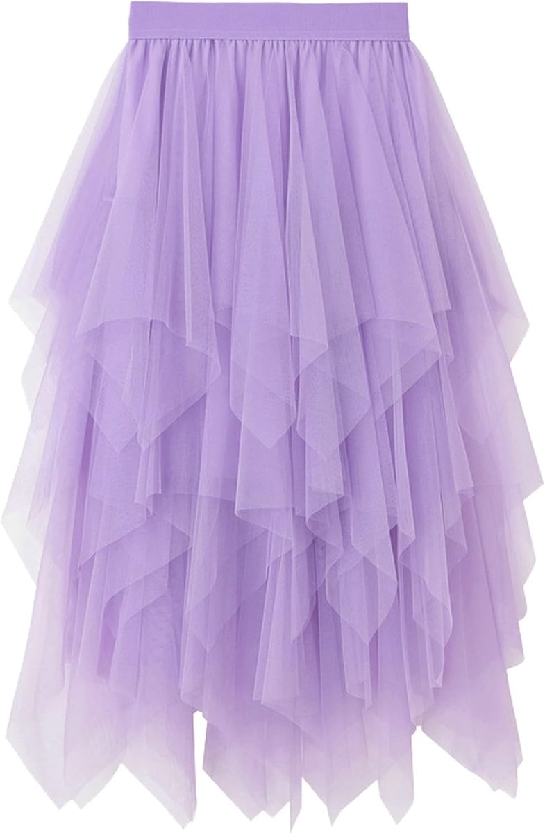 plooirok tule rok asymmetrische rok korte skaterrok midi-rok zomerrok