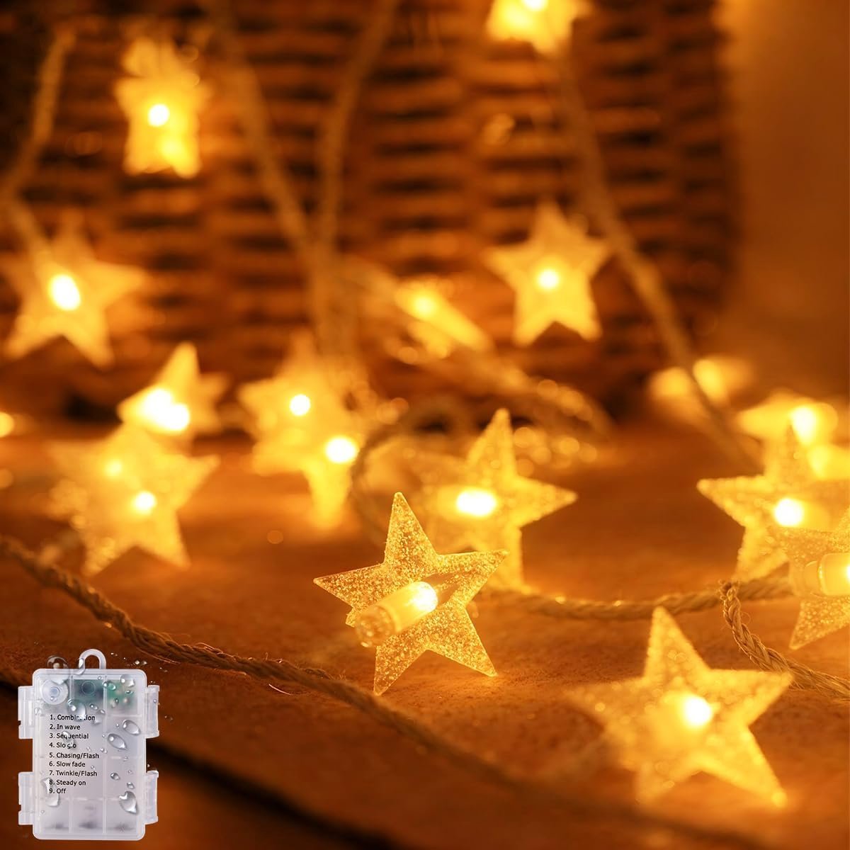Sfeerverlichting 6 Meter - 40 LED Lichtjes - Batterijgevoed - Perfect voor Feesten - ShopVlot