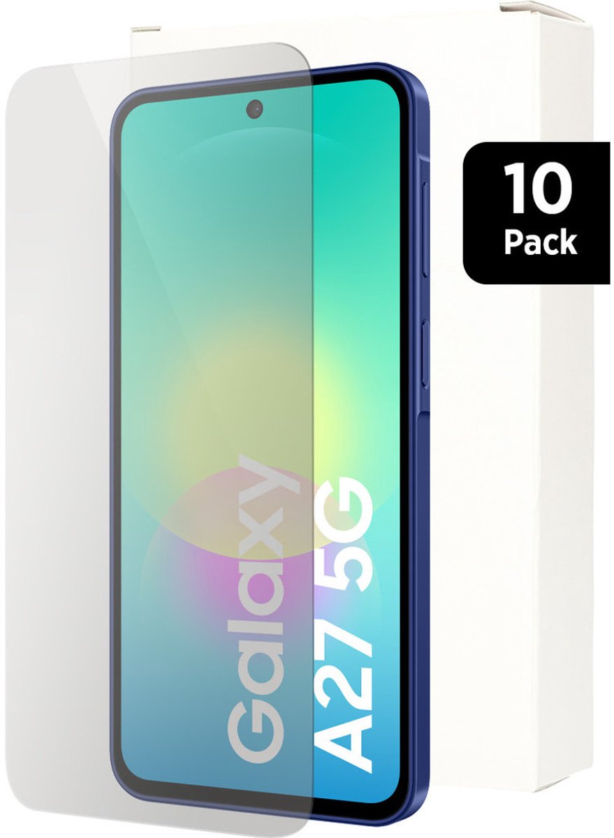 Mobiparts Screenprotector geschikt voor Samsung Galaxy A27 - Gehard Glas - Anti-bacterieel -