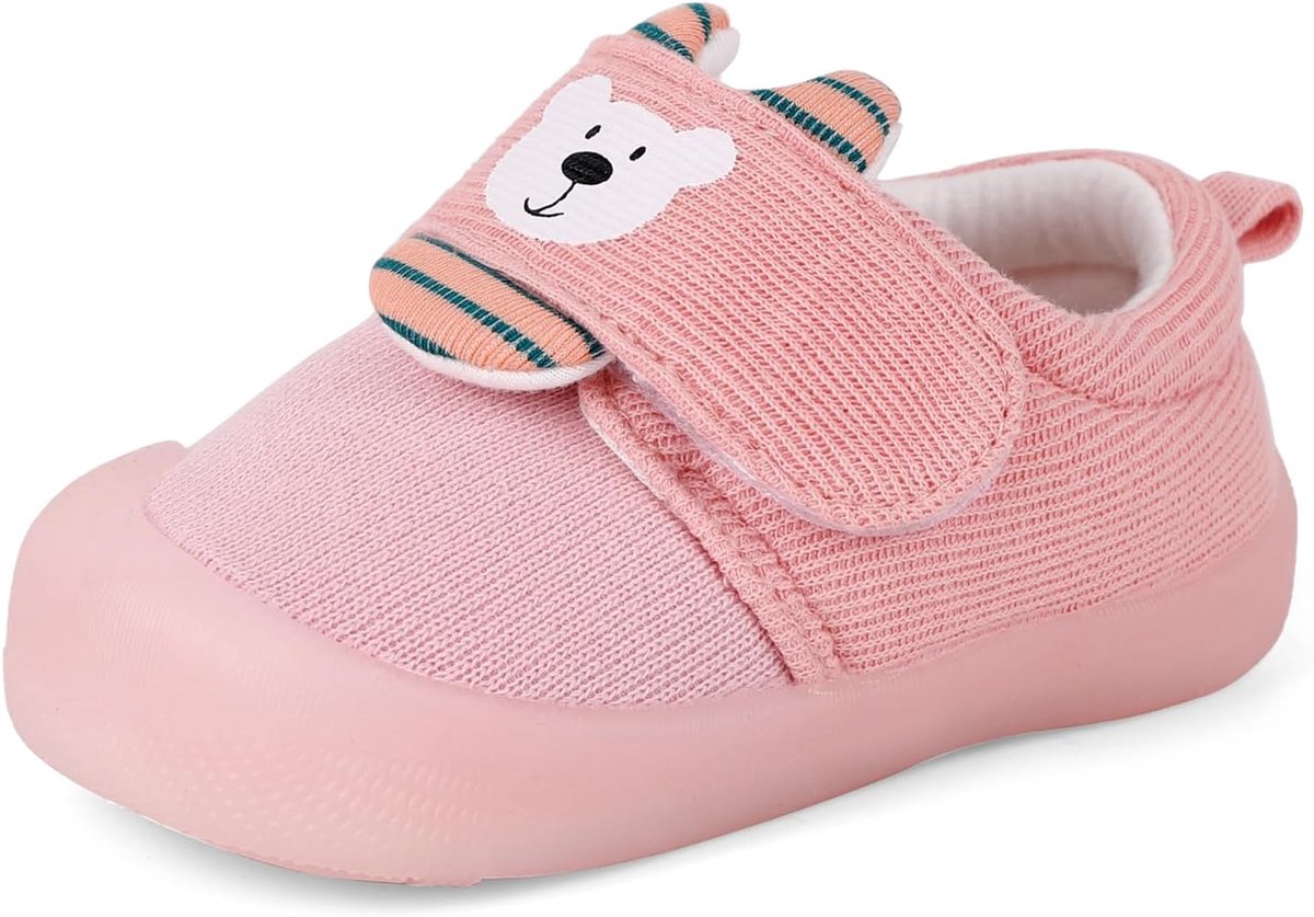 Babyschoenen voor jongens en meisjes, loopschoenen, babyschoenen, zacht, plat, rubber, antislip