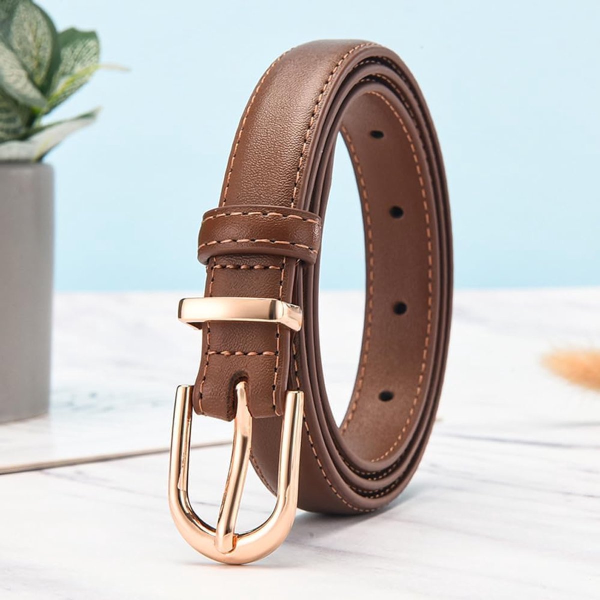 damesriem mode damesriem met gouden gesp klassieke decoratieve riem