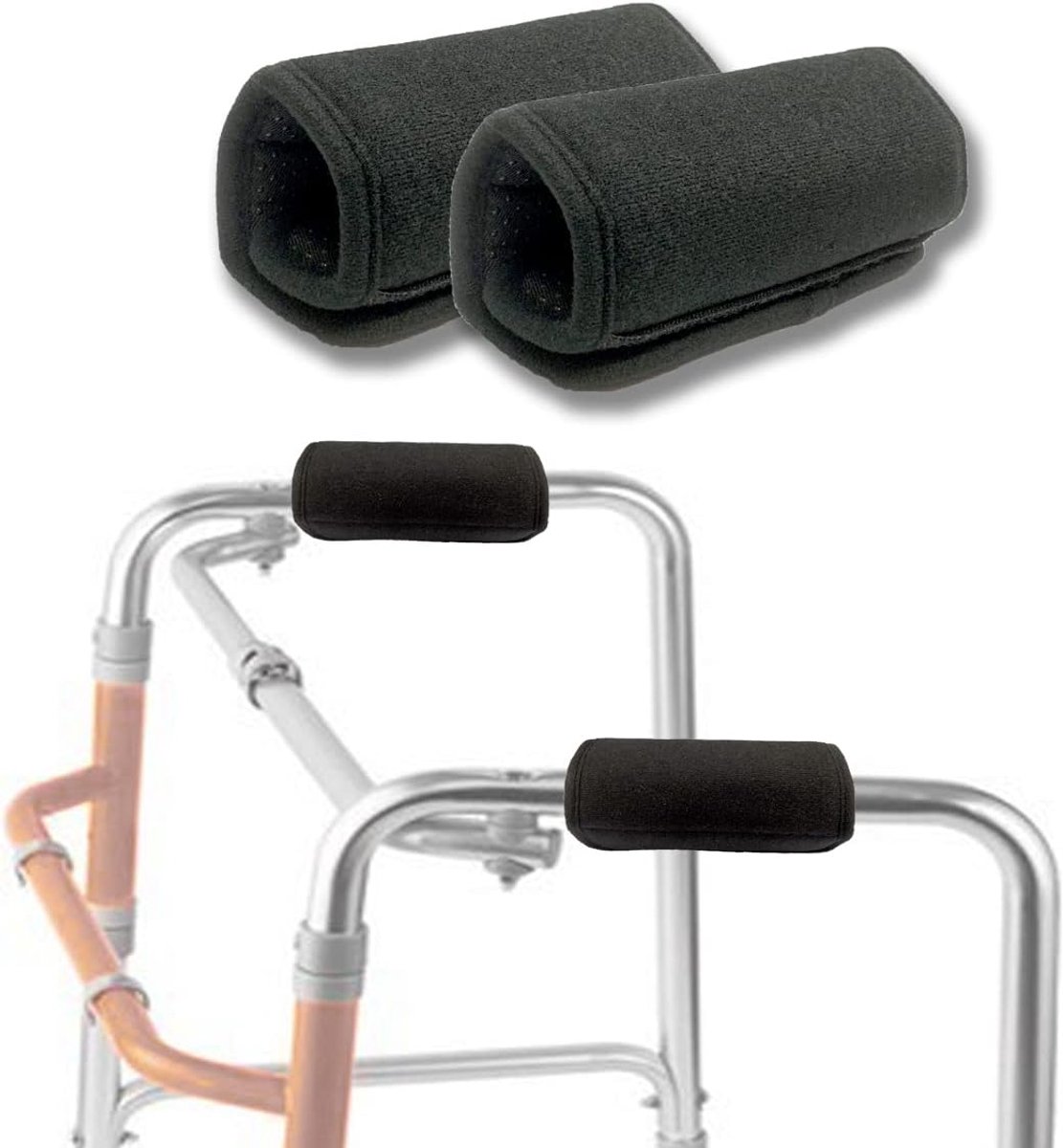 Looprek handgrepen met zachte padding - wasbare covers - verminder pijn en irritatie - SnelShoppen
