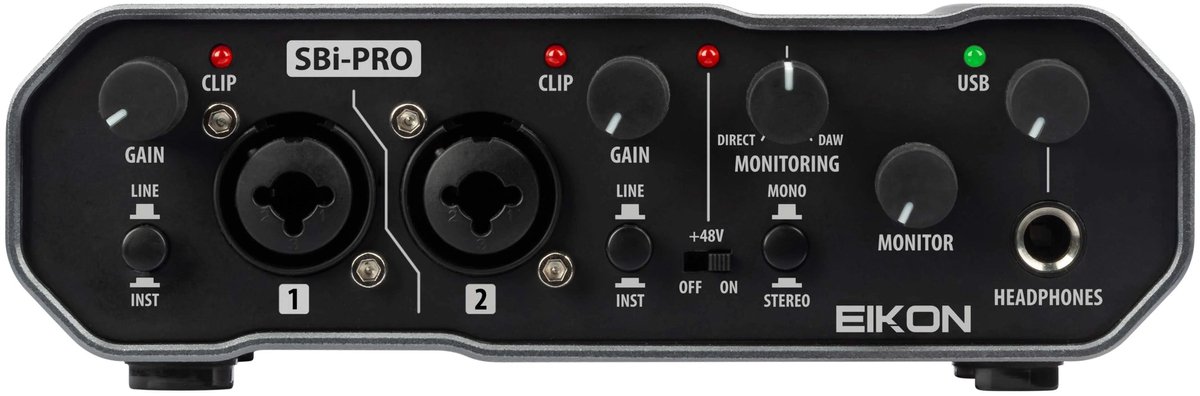Eikon SBI-PRO USB Audio Interface 2-in/2-out 24-bit/192 kHz