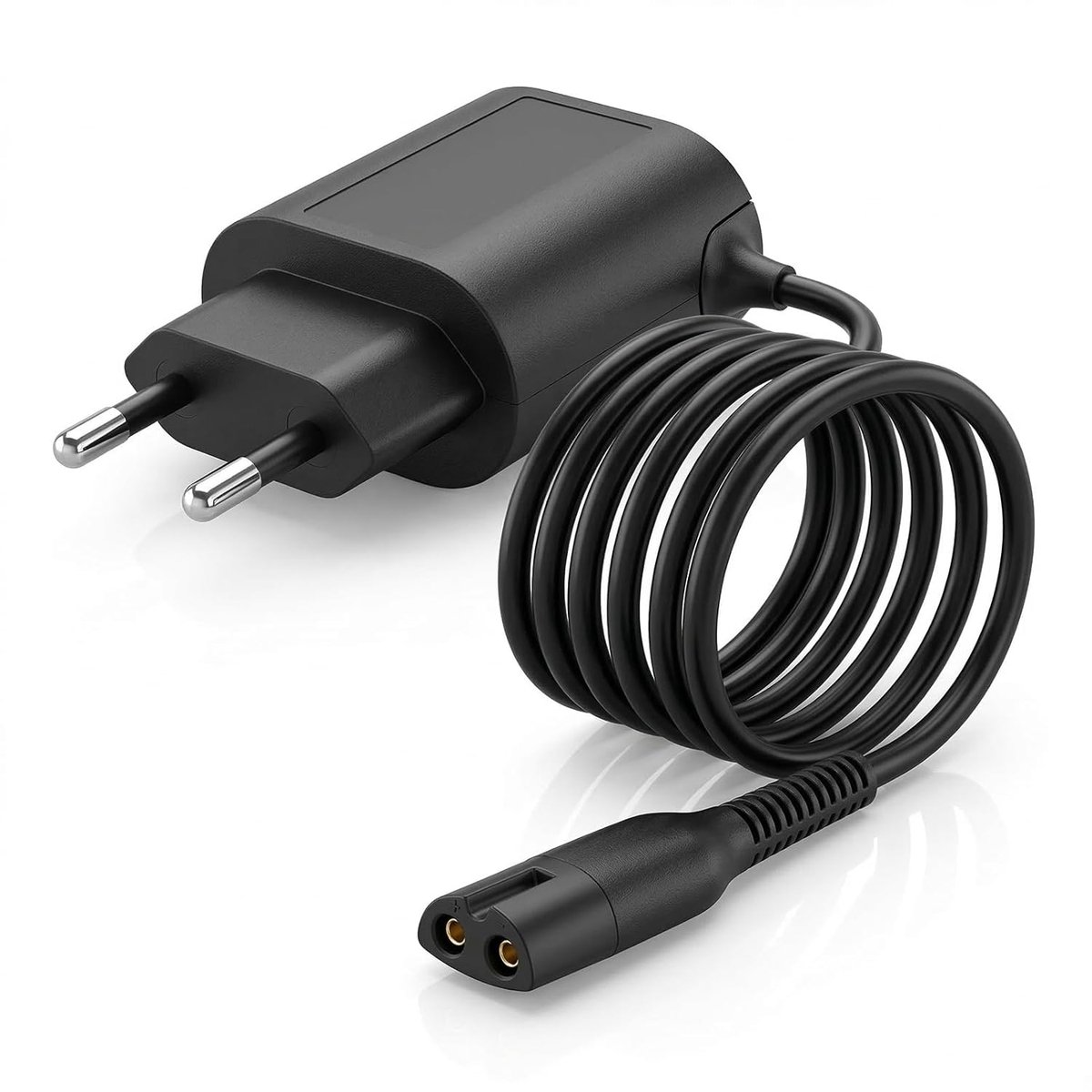 SnelShoppen - Oplaadkabel voor Scheerapparaat - Compatibel met Trimmer, Epilator - Duurzaam en Robuust - 12 V 0,4 A - Hittebestendig - Ideaal voor Dag