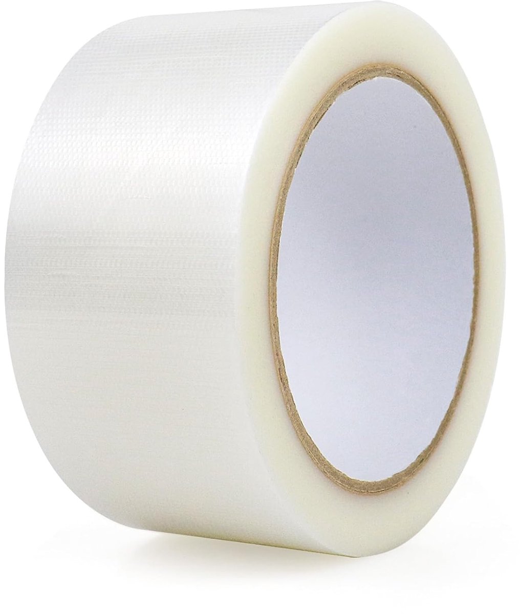 PACK 20 m x 50 mm pantsertape, transparant, waterbestendig, extreme pantserband, handscheurbaar, Gaffa tape, ducttape