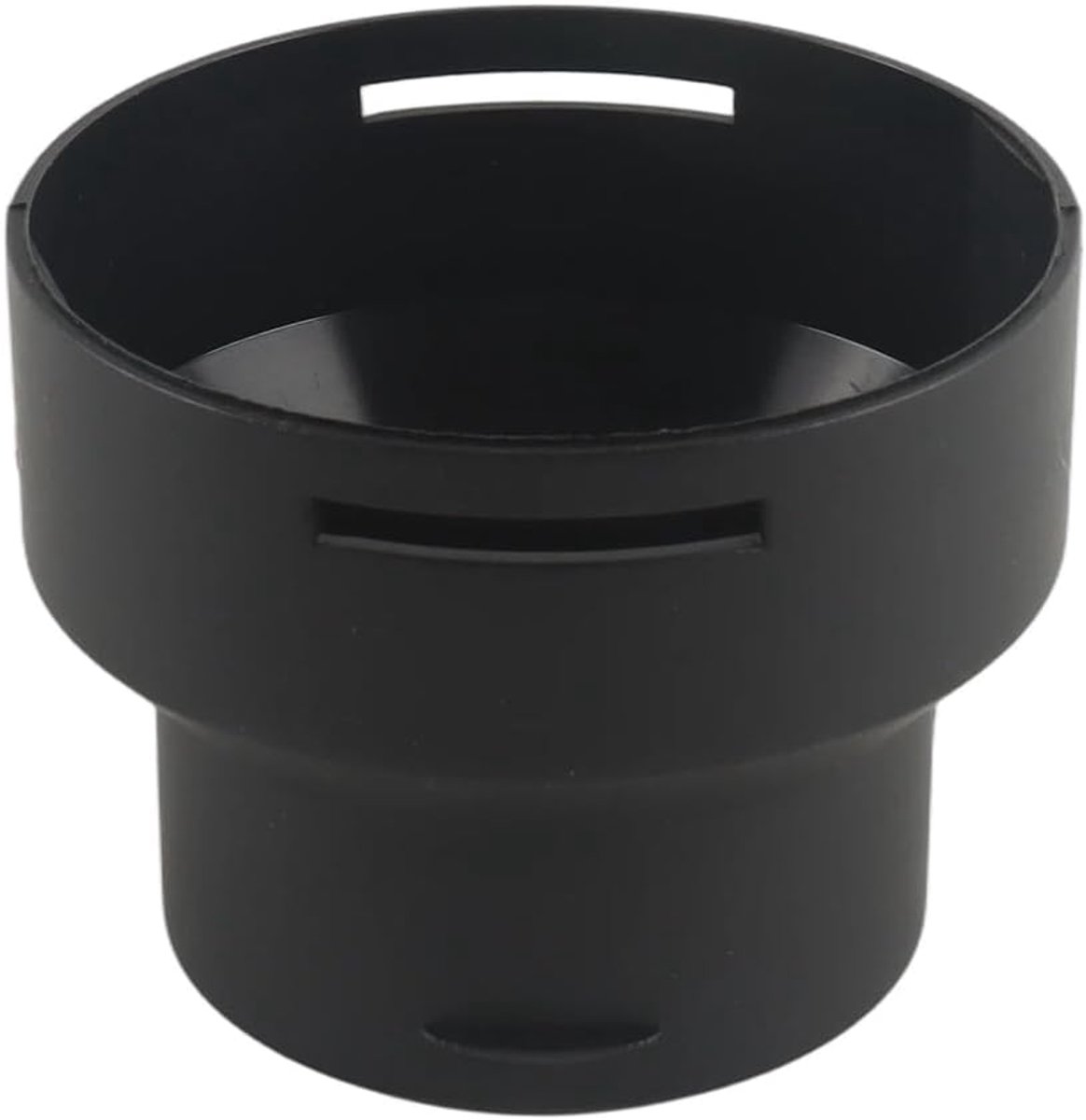 75mm tot 60mm Plastic kanaalreductieadapter Parkeerverwarmer Luchtuitlaat Zwart