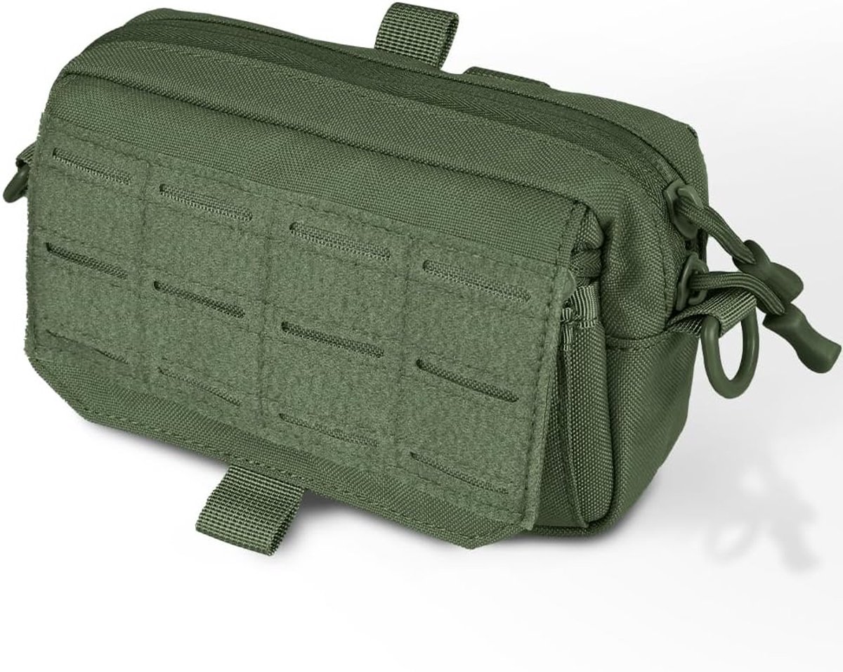 Molle Pouch, 1000D Nylon Waterdichte Utility Tool Pouch Gadget Opbergtas Met Haak & Loop Sluiting Voor Vest Rugzakken