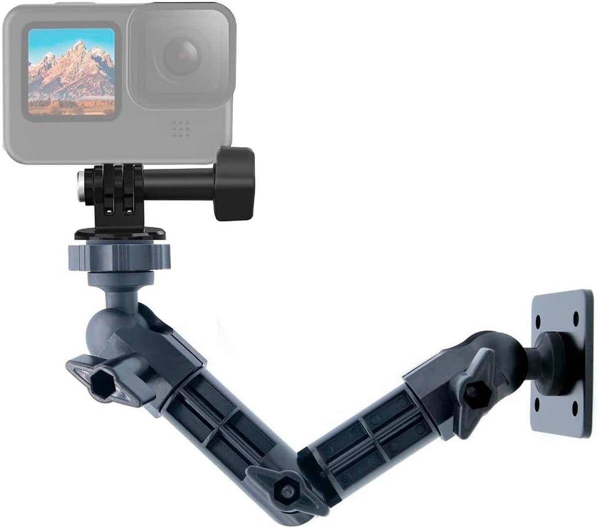 Wall Mounted, Foldable Stand Holder Compatible with Gopro 11 10 9 8 7 6 5 3+ 3 2 1 Action Camera - ShopVlot