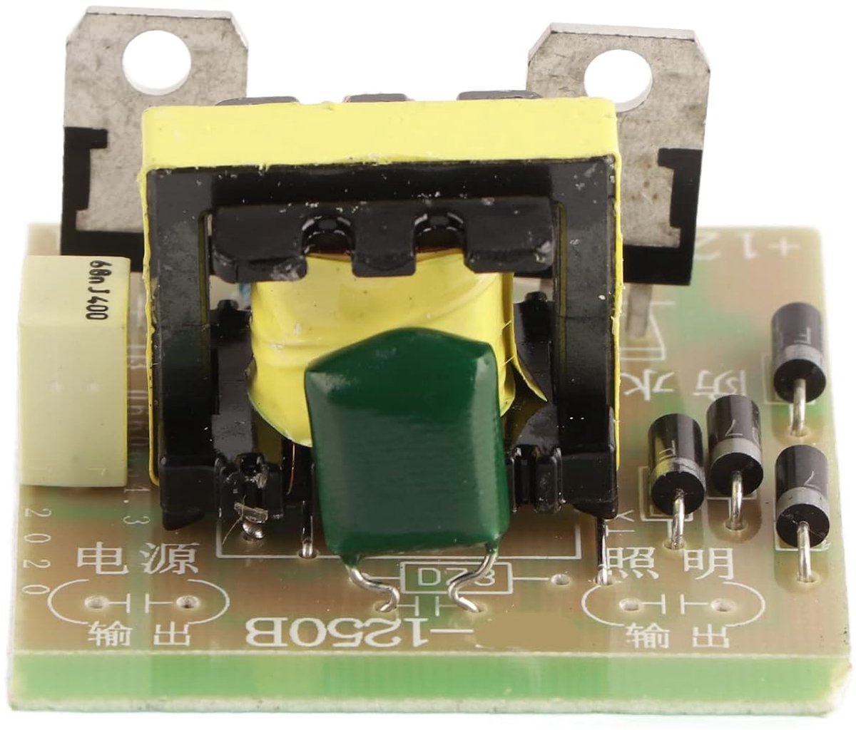 SnelShoppen - DC-AC Inverter 12V naar 220V, 40W Boost Transformator, Hoge Efficiëntie, Laag Warmte, Voor Auto en Thuisgebruik