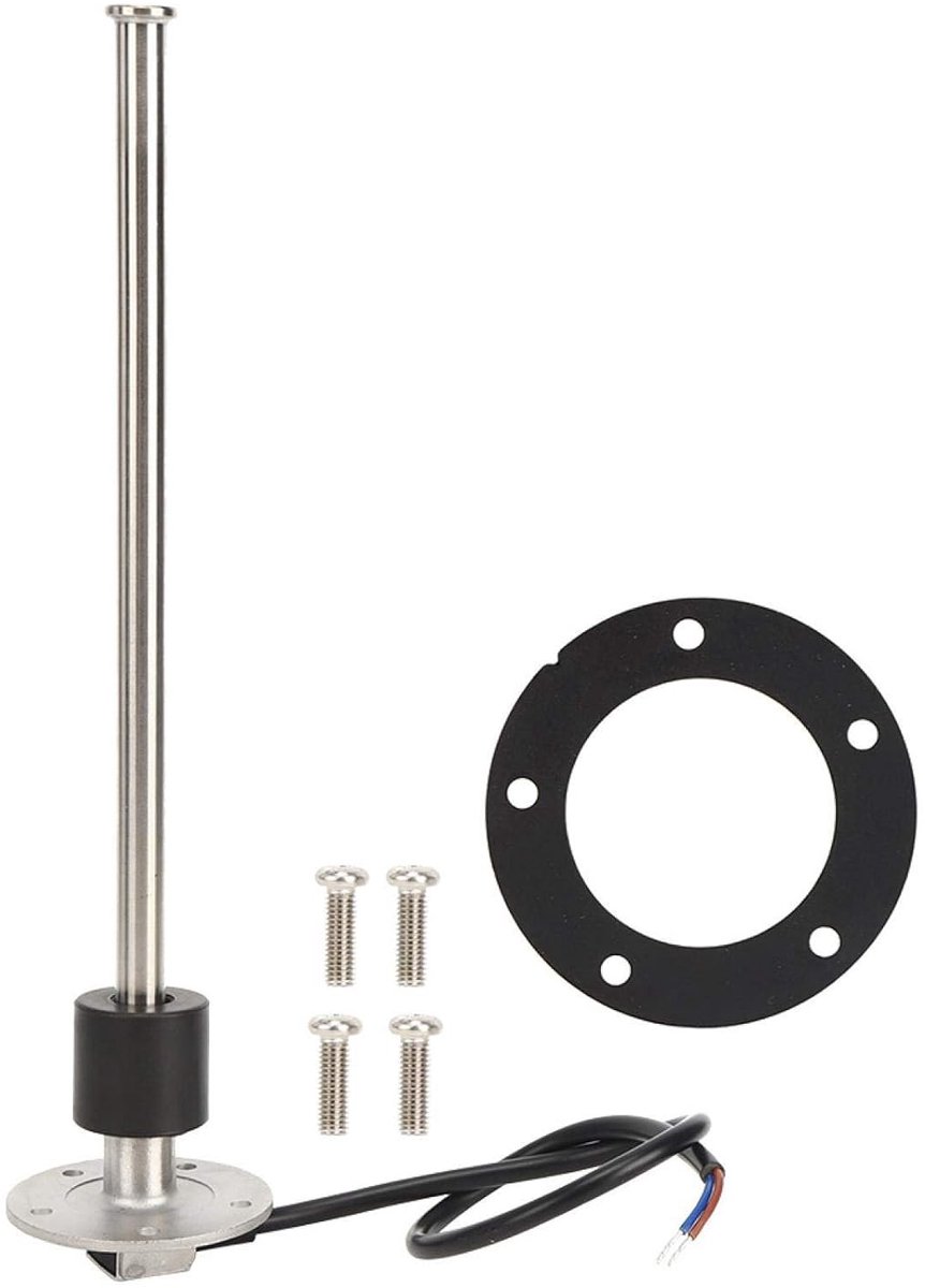 SnelShoppen - Brandstofmeter Boot Waterpeilmeter Tankmeter 150mm Marine RV Indicator Hoogwaardige Metaal