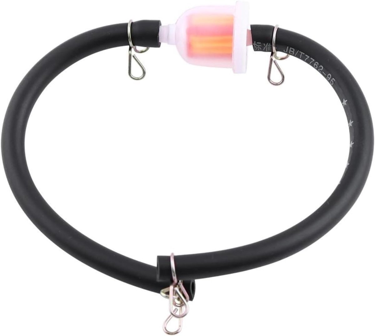 Motorbrandstoffilter 6mm brandstofslang - universele brandstofkraan set - met 8mm slang en 4 slangklemmen - ShopVlot