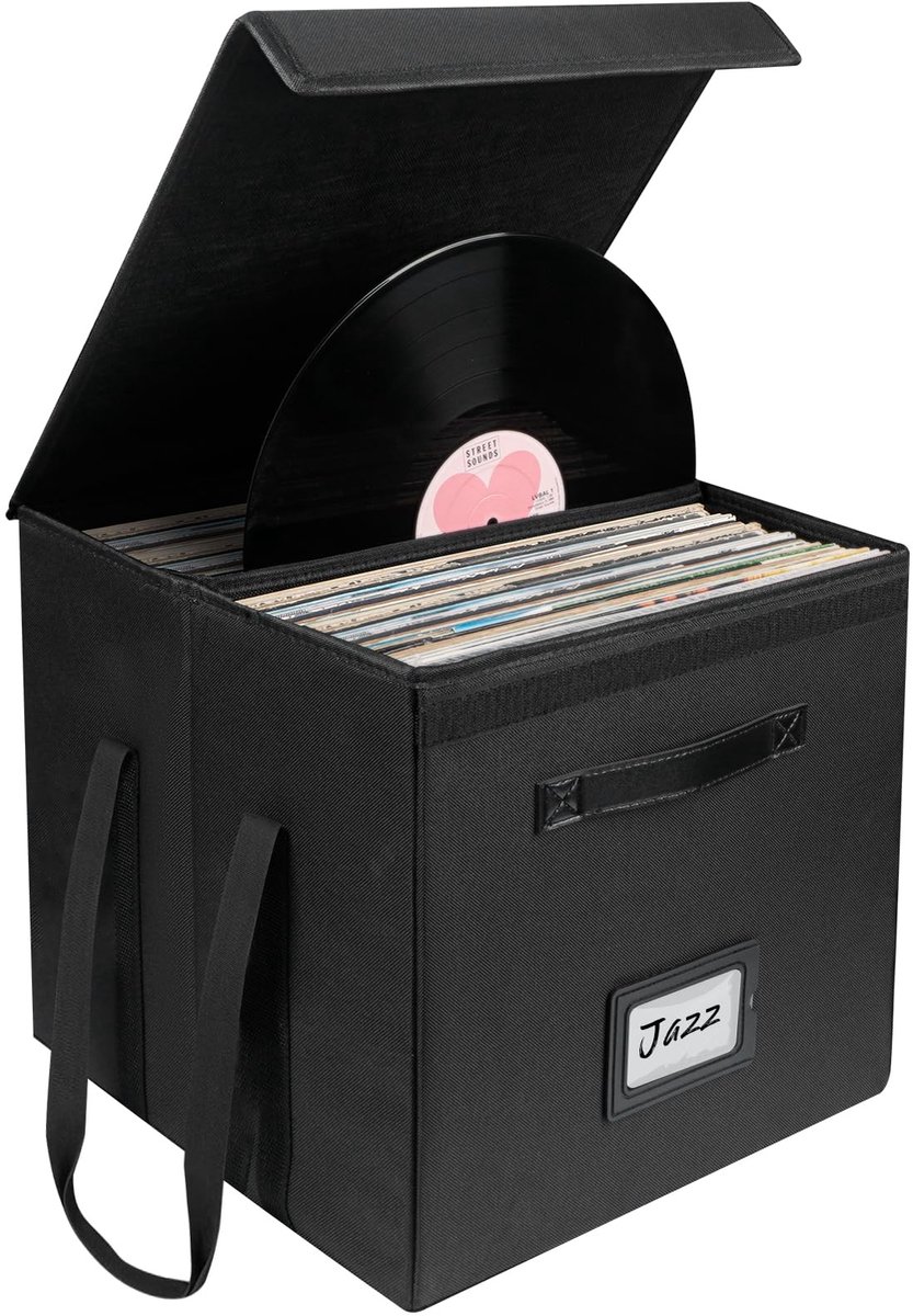 Omgoods - Vouwbare Vinyl Records Opbergdoos voor 120 Platen