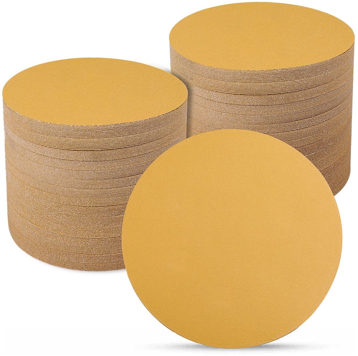 Omgoods - Schuurpapier 150 mm Velcro 100 Stuks Grit 320 zonder Gat