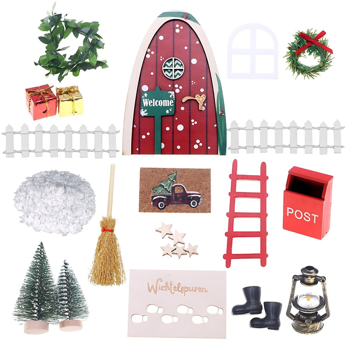 Omgoods - Kerstkabouters Decoratie Set voor DIY Projecten