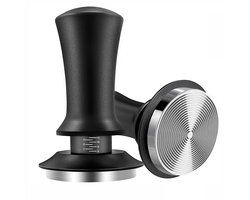 Omgoods- Koffietamper 54 mm - Verstelbaar - Antislip Silicone Mat - Professionele Koffie Accessoire - Schokbestendig - Hoogwaardige Aluminium Constructie - Koffieaccessoire