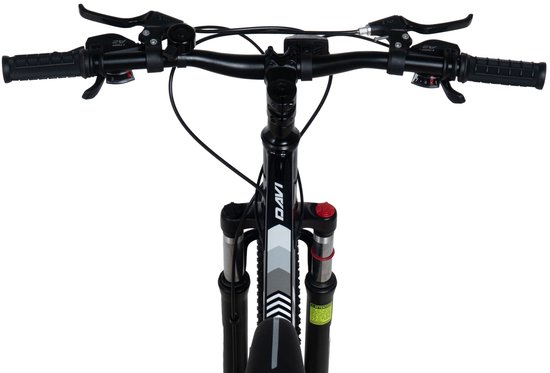 Davi Terrano – Mountainbike – 26 inch – 21 versnellingen – Schijfremmen – Voorvork met vering – Zwart/Wit — afbeelding 3