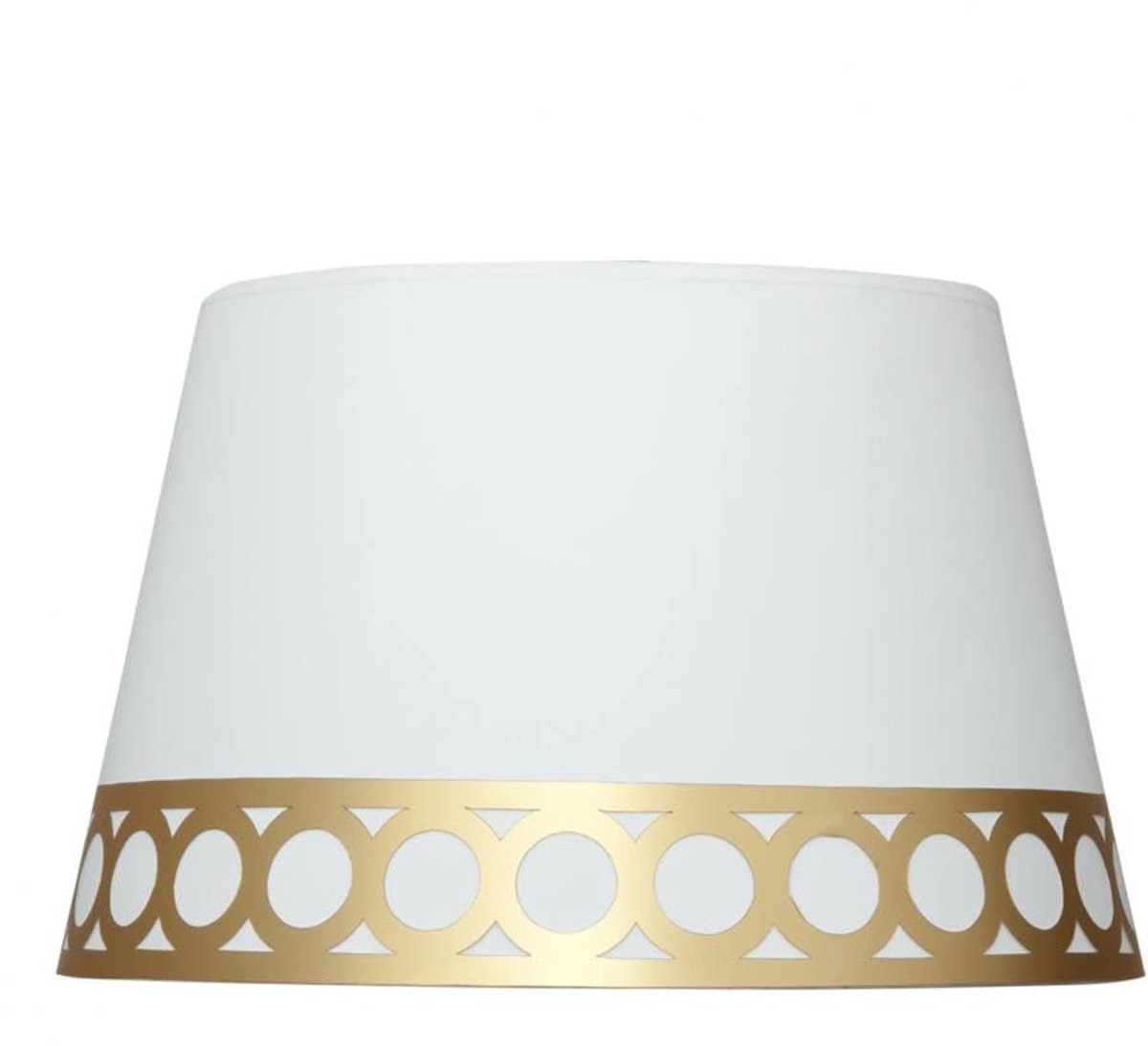 Omgoods - Moderne Witte en Gouden Lampshade E14 Geschikt