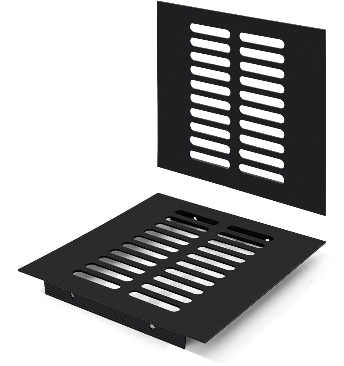 Omgoods - Aluminium Ventilatierooster 150 x 150 mm voor Binnen en Buiten (Set van 2)