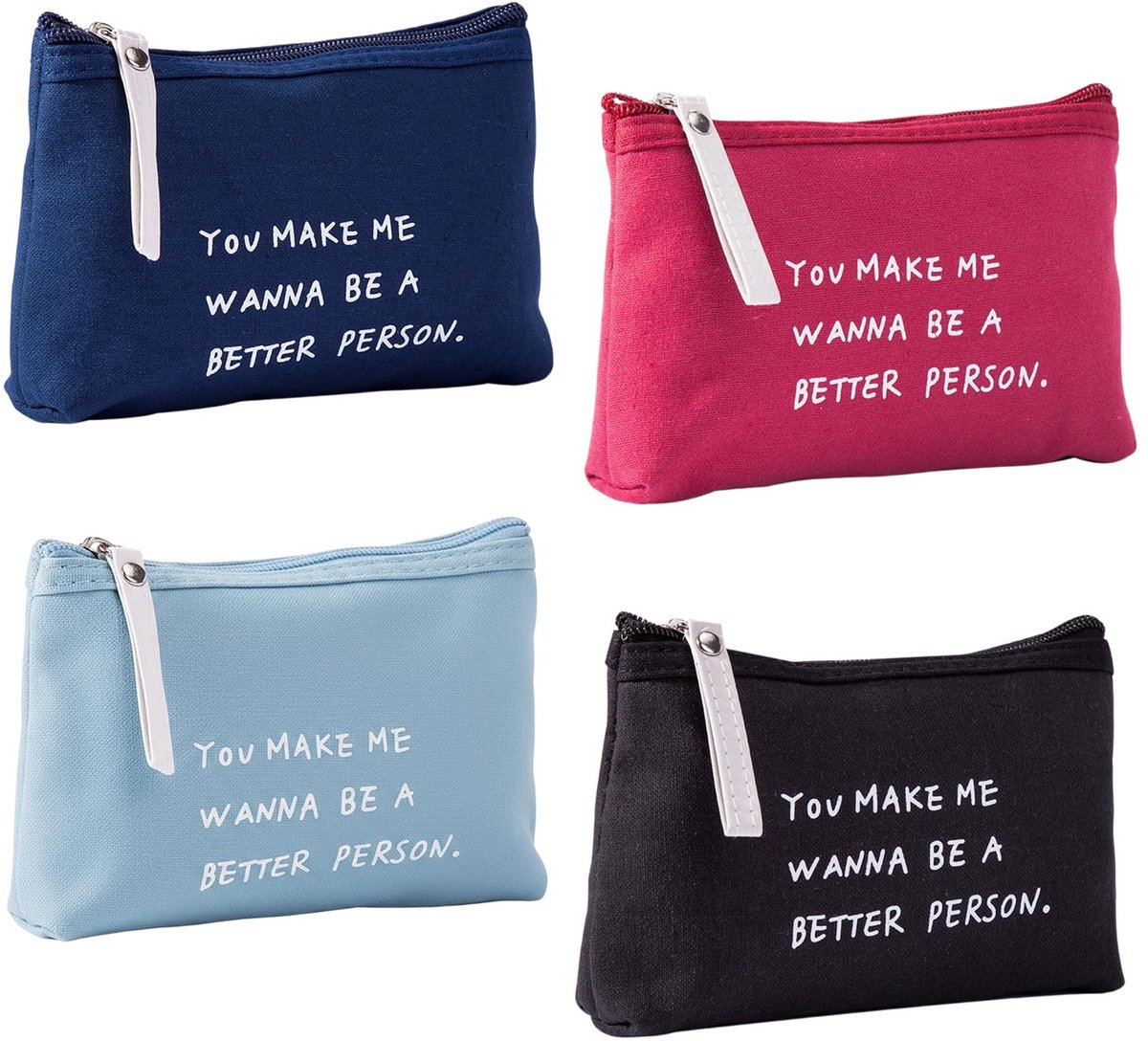 Omgoods - Set van 4 Draagbare Make-uptassen voor Reizen