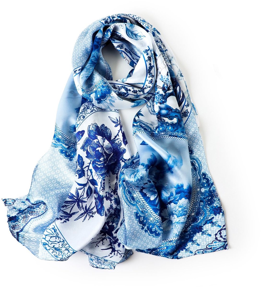 Omgoods - Luxe Zijde Sjaal voor Dames, 100% Zijde
