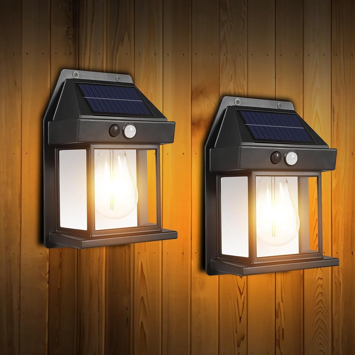 Omgoods - Solar Buitenlampen met Bewegingssensor en 3 Modi