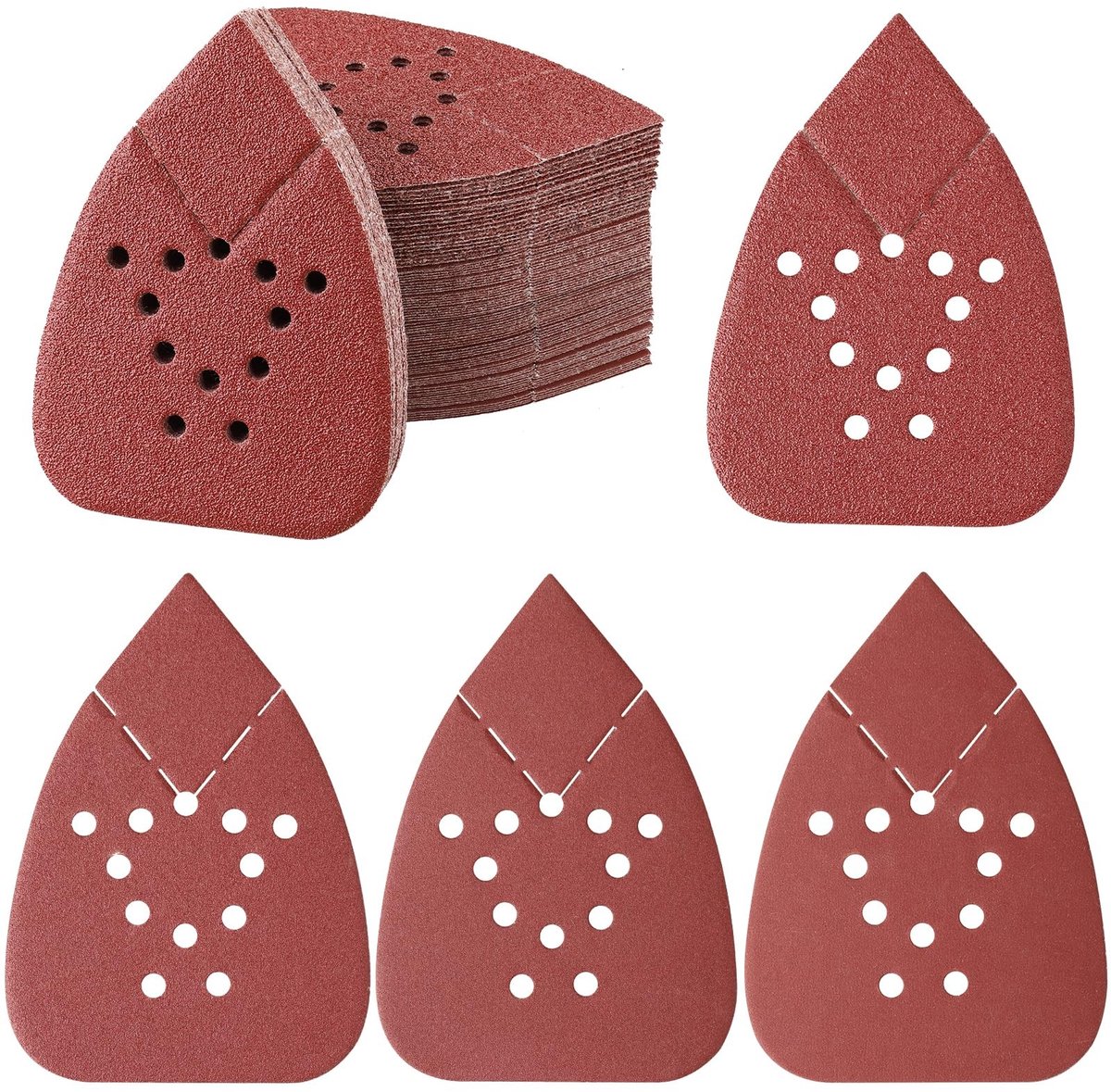 Omgoods - Delta Schuurpapier met 100 Vellen, 93 x 135 mm