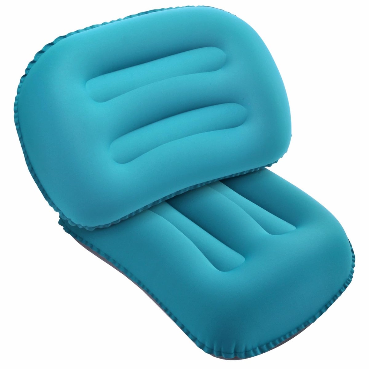 Omgoods - 2x Opblaasbare Camping Kussens - Ultralicht en Draagbaar voor Buitenactiviteiten