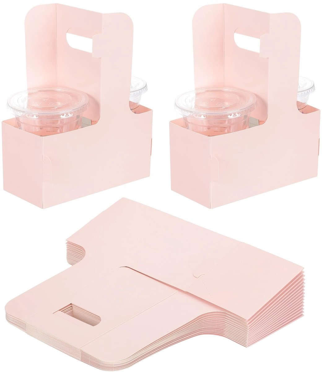 Omgoods - Kraftkartonnen Drinkdragers Set van 25