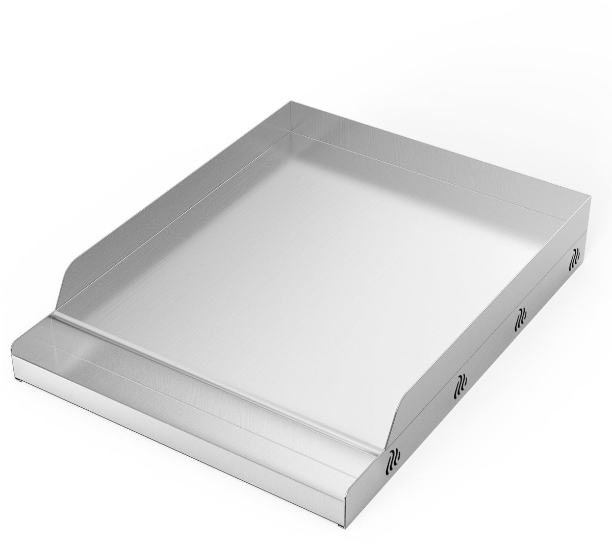 Omgoods - RVS Grillplaat voor Gas- en Houtskoolbarbecues