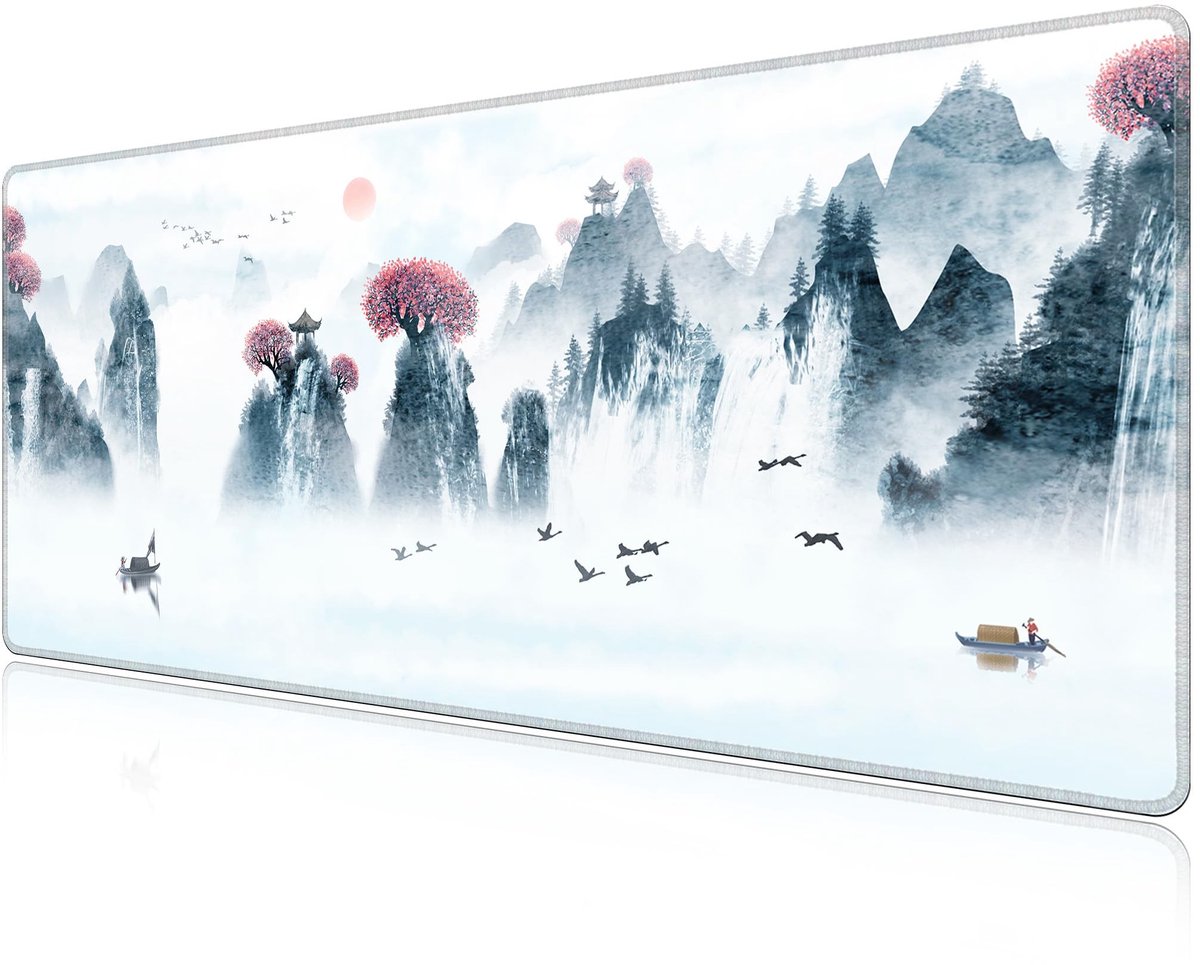 Omgoods - XXL Gaming Mouse Pad - 140x60cm, Non-Slip Desk Pad