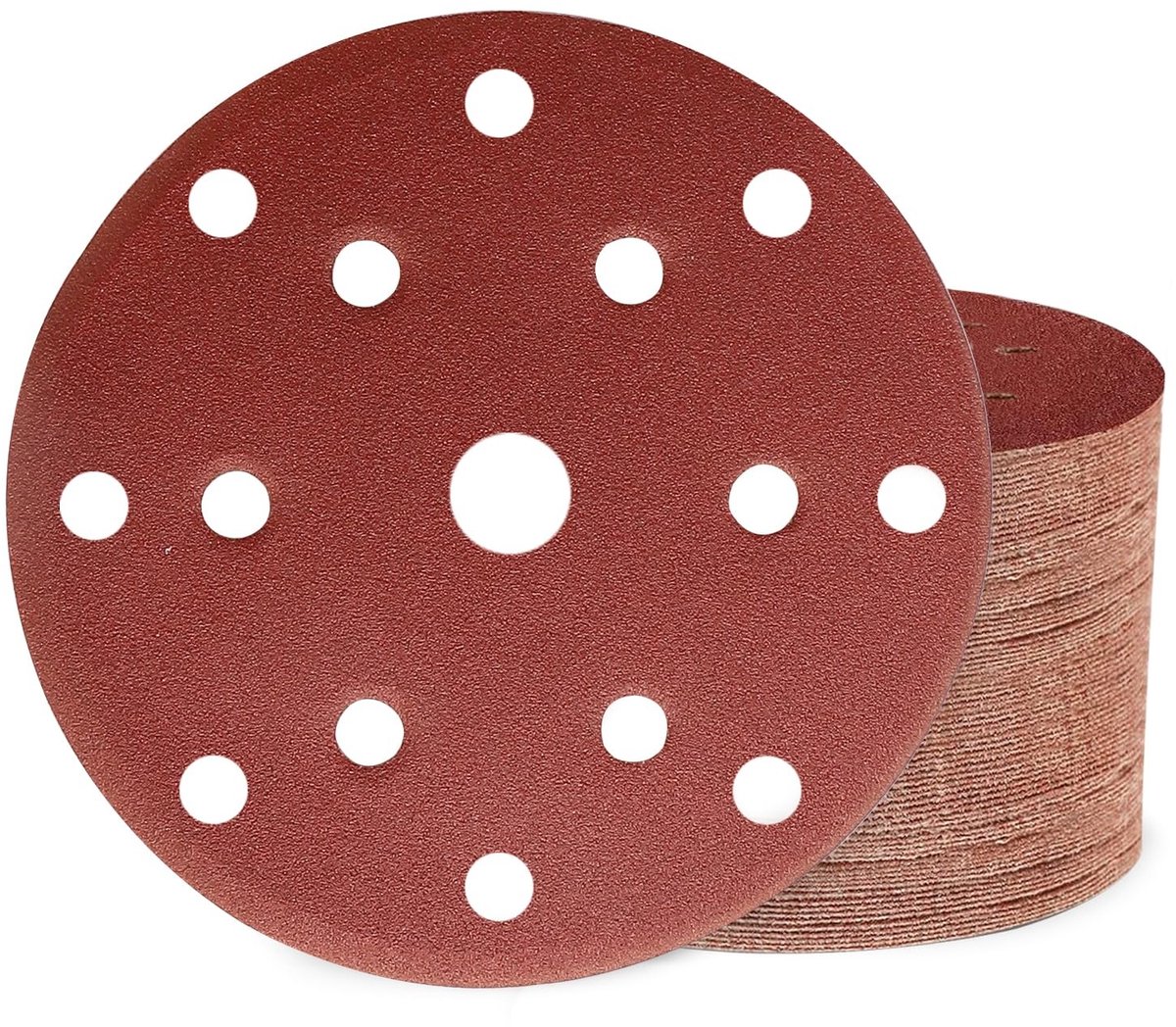 Omgoods - Schuurpapier Set van 50 Stuks 150 mm voor Orbital Schuurmachine